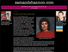 Tablet Screenshot of blag.samandshannon.com